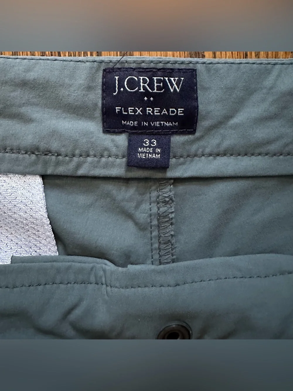J. Crew Flex Tech Shorts Men 33 Teal Green Stretch Lightweight Performance Golf